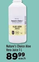 Nature S Choice Aloe Vera Juice Offer At Food Lover S Market