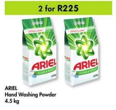 Ariel Hand Washing Powder 4 5 Kg Offer At Makro