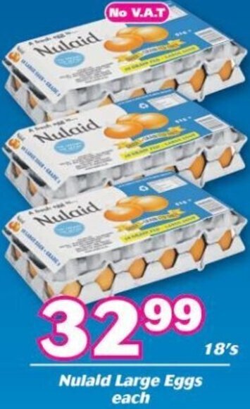 Nulaid Large Eggs Each 18 S Offer At Cambridge Food