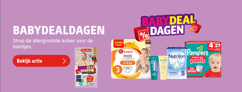 Kruidvat Baby Deal Dagen 2025 – Alle aanbiedingen, kortingen & acties bij Kruidvat