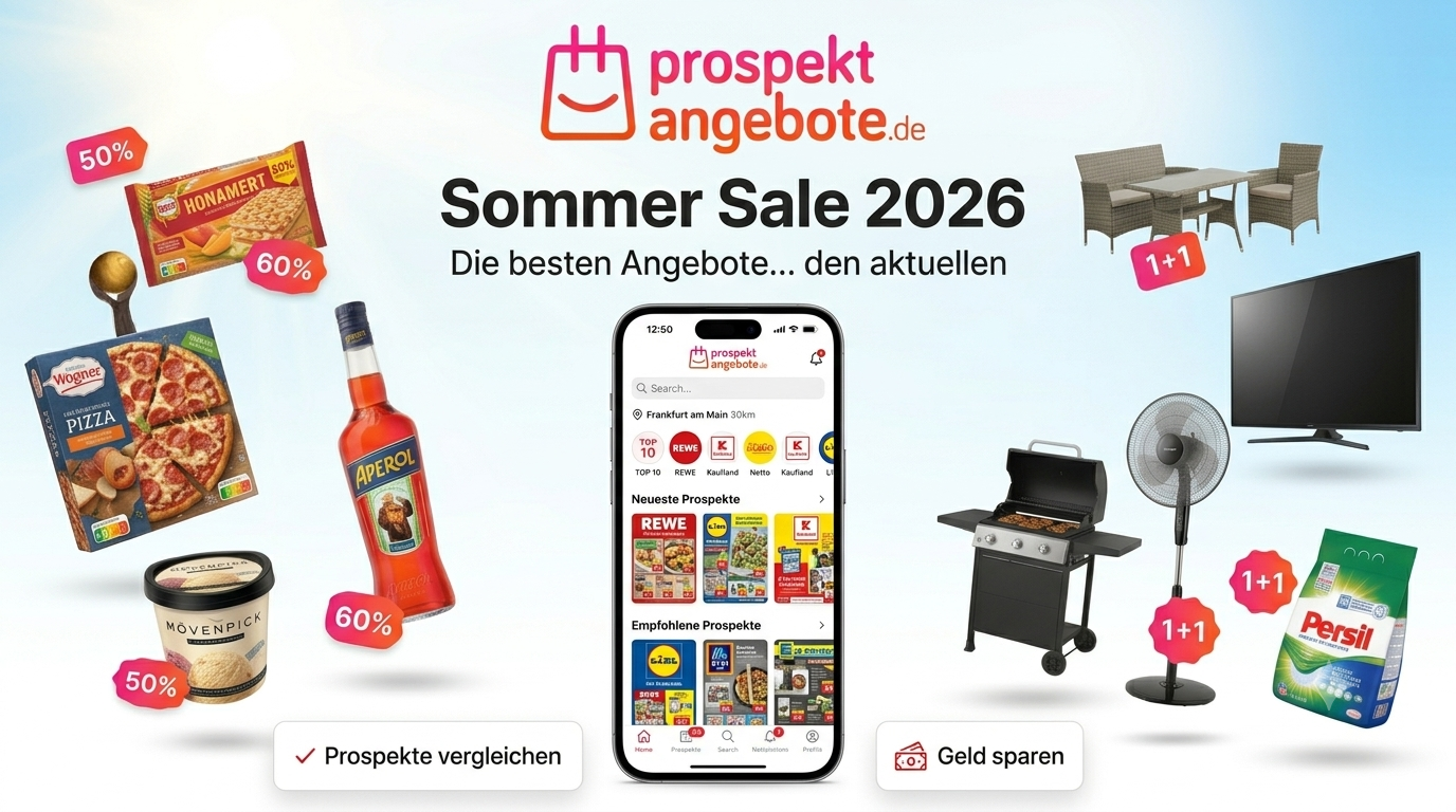 Sommer Sale 2026 Deutschland | Die besten Angebote, Prospekte & Rabatte | Prospektangebote.de