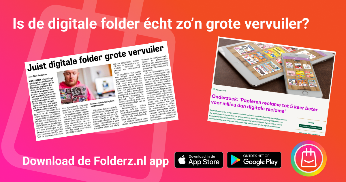Digitale folders onder vuur: "Juist digitale folder grote vervuiler"? Wat zegt het Öko-Institut echt over duurzaamheid?