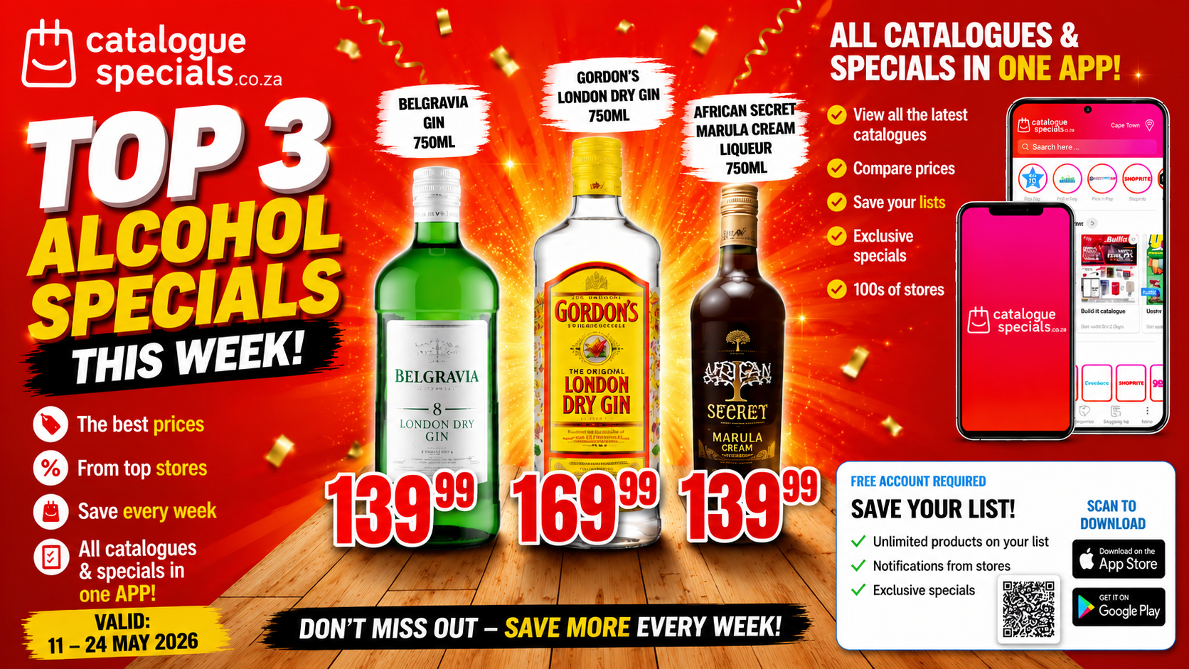 Top 10 Alcohol Specials