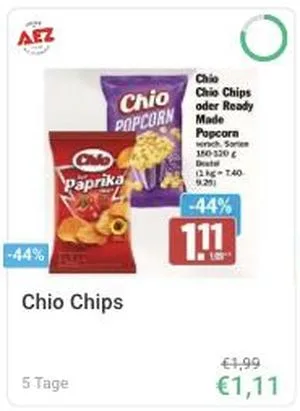 Chio Chips Angebot bei AEZ