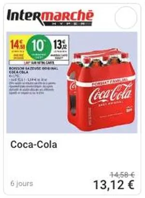 Coca-Cola en promo chez Intermarché Hyper
