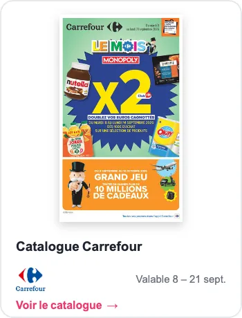 Catalogue Carrefour semaine 37