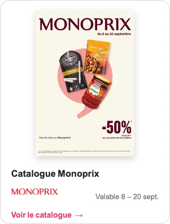 Catalogue Monoprix semaine 37