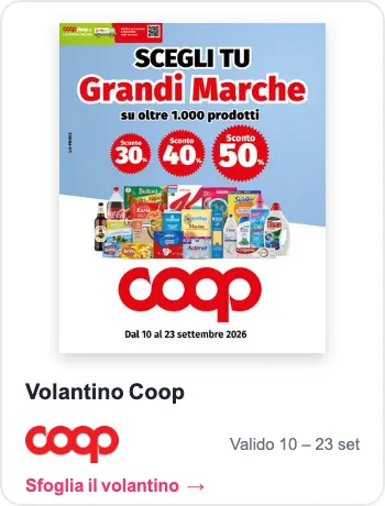 Volantino Coop settimana 37