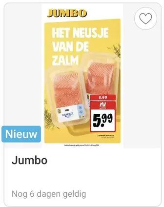 Jumbo folder, nog 6 dagen geldig