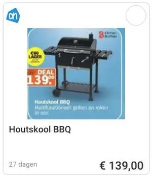 Houtskool bbq aanbieding bij Albert Heijn