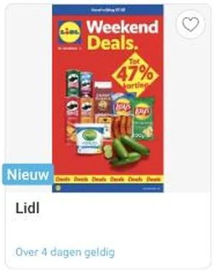 Lidl folder met Weekend Deals
