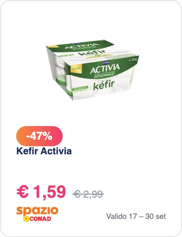 Kefir Activia in offerta da Spazio Conad