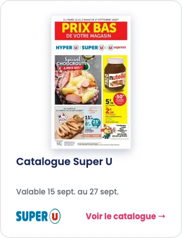 Catalogue Super U semaine 38