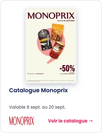 Catalogue Monoprix semaine 38