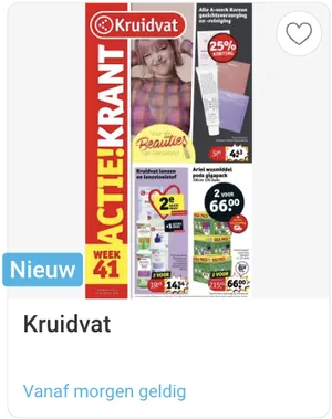 Kruidvat folder week 41, geldig van 6 oktober tot en met 18 oktober