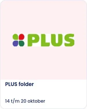 PLUS folder, geldig 14 t/m 20 oktober