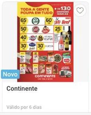 Folheto Continente