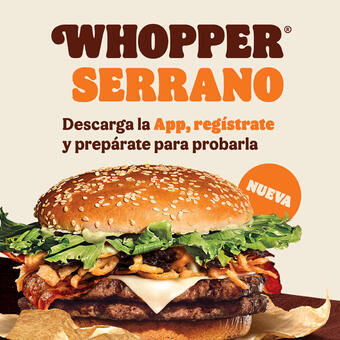 Catálogo Burger King (válido hasta 10-04)