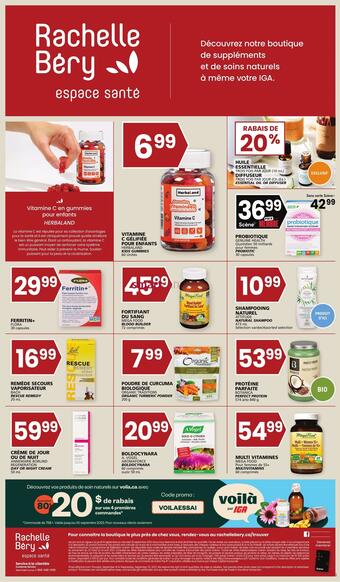 Rachelle-Bery Grocery flyer (valid until 25-09)