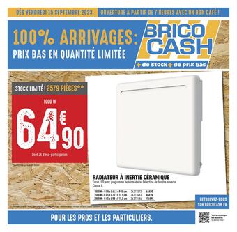 Catalogue Brico Cash (valable jusqu'au 28-09)
