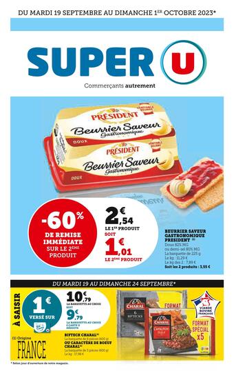 Catalogue Super U (valable jusqu'au 1-10)