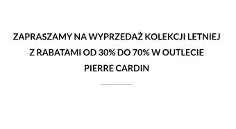 Pierre Cardin gazetka (ważność do 30-09)