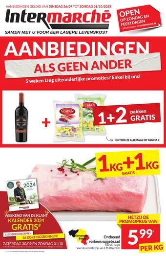 Intermarché folder (geldig t/m 1-10)