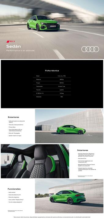 Catálogo Audi (válido hasta 31-12)