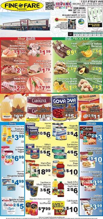 Fine Fare Weekly Ad (valid until 30-09)