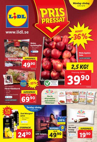 Lidl reklamblad (giltig till och med 8-10)