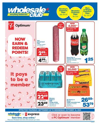 Wholesale Club flyer (valid until 4-10)