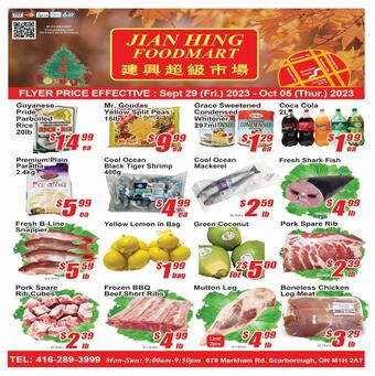Jian Hing Supermarket flyer (valid until 5-10)