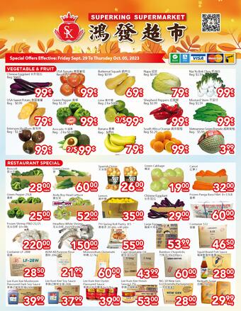 Superking Supermarket flyer (valid until 5-10)