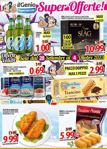 Volantino Il Genio Supermercato (valido fino al 4-10)