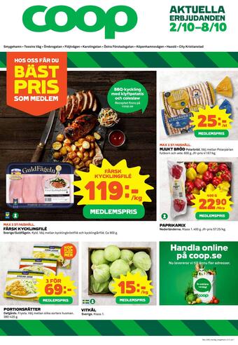 Coop reklamblad (giltig till och med 8-10)