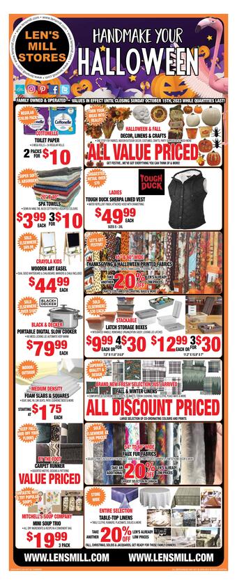 Len's Mill Stores flyer (valid until 12-10)