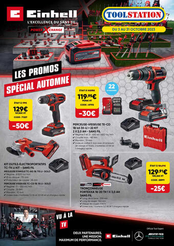Catalogue Toolstation (valable jusqu'au 31-10)