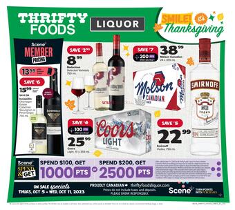 Thrifty Foods flyer (valid until 11-10)