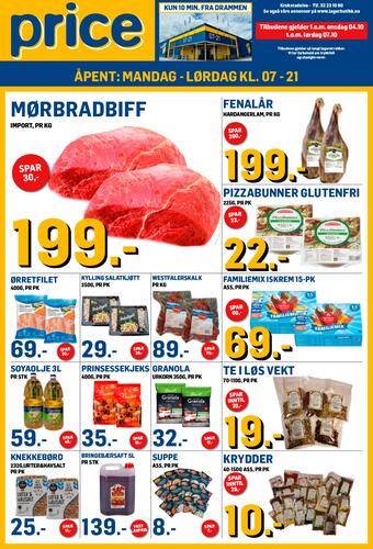 Price Lagerbutikk Kundeavis (gyldig til 10-10)