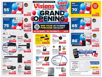 Visions Electronics flyer (valid until 31-12)