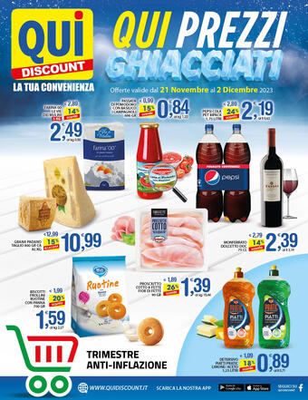 Volantino Qui Discount (valido fino al 2-12)