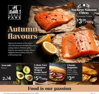 Urban Fare flyer (valid until 30-11)