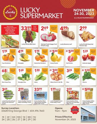 Lucky Supermarket flyer (valid until 30-11)