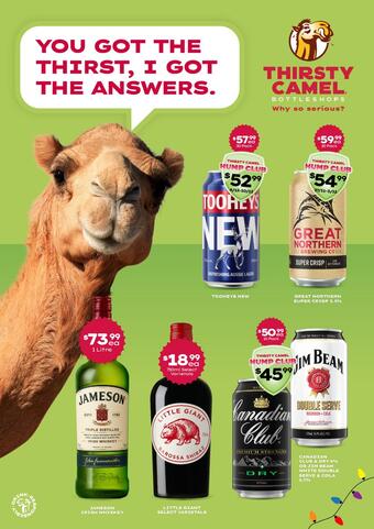 Thirsty Camel catalogue (valid until 10-12)