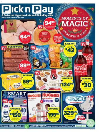 Pick n Pay catalogue (valid until 10-12)