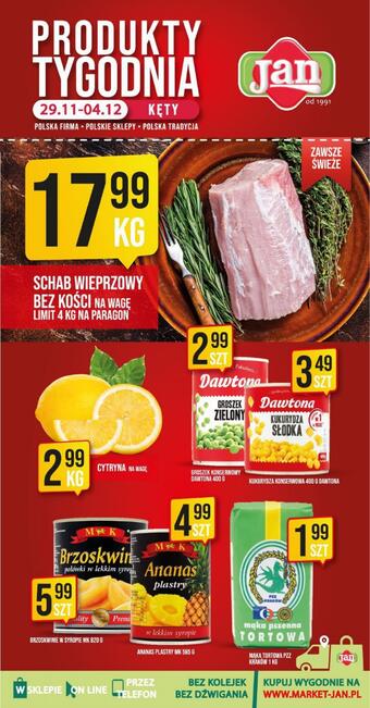 Market Jan Kęty gazetka (ważność do 4-12)