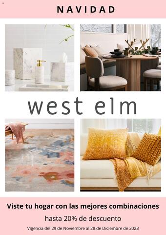 Catálogo West Elm (válido hasta 28-12)