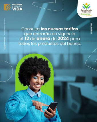 Catálogo Banco Agrario de Colombia (válido hasta 16-01)