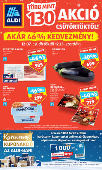 ALDI akciós újság (érvényes eddig: 13-12)