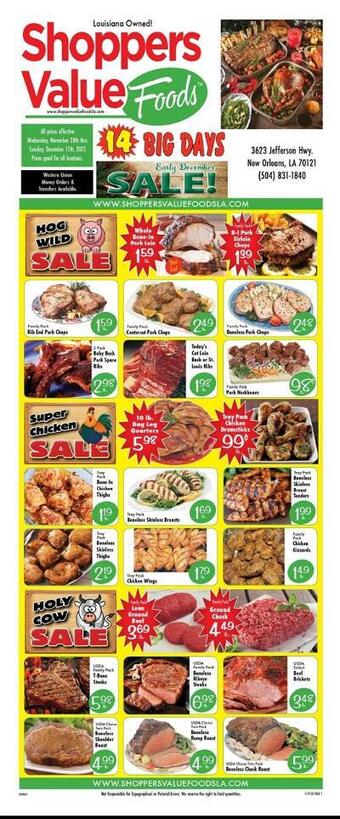 Shoppers Value Foods LA Weekly Ad (valid until 12-12)